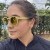 Óculos de Sol Madri Amarelo com Laranja Redondo para Corredores - loja online