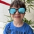 Óculos Baixa Pace Infantil Floripinha Preto com lente Azul - Baixa Pace - Óculos de Corrida