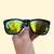 Óculos de Sol Baixapace Kenya 2.0 Preto com Amarelo - comprar online