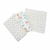 Kit 3 Cueiros Dengo para Bebê Unissex Minasrey 100% Algodão Estampa Girafa Bege 50x80cm na internet