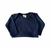 Body Bebe Azul Escuro Manga Longa 100% Algodão Markha Baby - Real Conforto