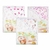 Kit 3 Toalhas De Banho Bebe Soft Capuz 85cmx85cm 100% Algodão Estampada Menina Minasrey