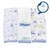 Kit 6 Paninhos de Boca Fralda Bordado e Estampado 32cmx32cm Bebe Menino 100% Algodão Minasrey - loja online
