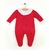 Kit Saída Maternidade Tricot Luxo para Bebê Recém-Nascido Menina Diamante com Manta e Body Vermelha - Real Conforto