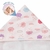 Imagem do Toalha de Banho Bebe com Capuz Estampada Papi Textil Malha Forrada Macia 94x70cm Menino ou Menina Contém 1 Unidade