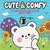 Livro de Colorir CUTE & COMFY Coloring Book For 4