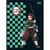 Caderno Universitário Brochura 1x1 Capa Dura Demon Slayer TILIBRA 80 Folhas