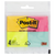 Bloco Adesivo 38mmX50mm POST-IT Tropical 4 Blocos c/ 50 Folhas Cada
