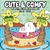 Livro de Colorir CUTE & COMFY Coloring Book For Adults Bold - Easy 1