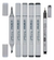Marcador Artístico COPIC Sketch Set Grey + Multiliner 0.5mm - comprar online