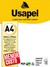 Papel Couchê Matte Branco A4 USAPPEL 180g c/ 50 Folhas
