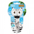 Tesoura Escolar Plástica Zoo Zebra TILIBRA 120mm