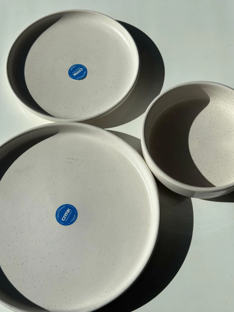 PLATO POSTRE FENIKK WHITE 20 CM - comprar online