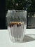 VASO DOBLE VIDRIO FACETADO 450 ML 14X9 CM (1202546)