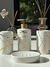 SET DE BAÑO WHITE & BRONZE (23SC511B) - comprar online