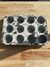 FUENTE ANTIADHERENTE MUFFIN X 12 35X26 GRIS (6811G)