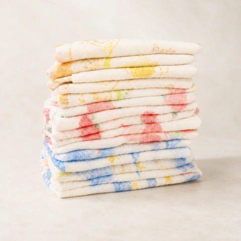 Fralda de Pano Estampada Papi 60x60cm: Kit com 15 Unidades 100% Algodão