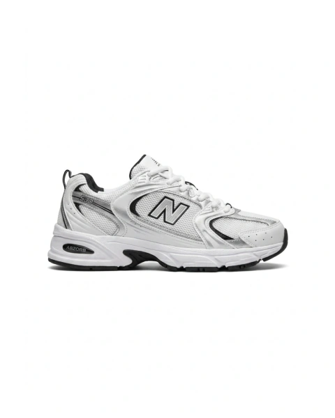 Tênis NB 530 Prime - Branco/Prata (Luxo)