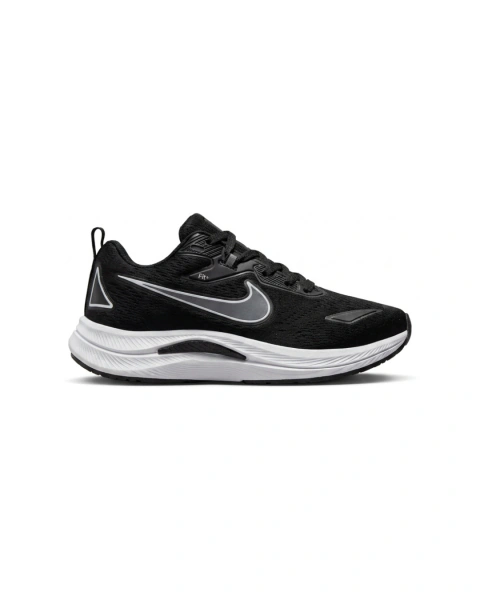 Tênis Esportivo Running Fit EST 1972 - Black White