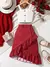 Molde em PDF - Conjunto Infantil > Cropped e Saia com babados - comprar online