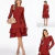 Molde em PDF - Vestido Feminino com Manga Longa e Babados