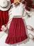 Molde em PDF - Conjunto Infantil > Cropped e Saia com babados na internet