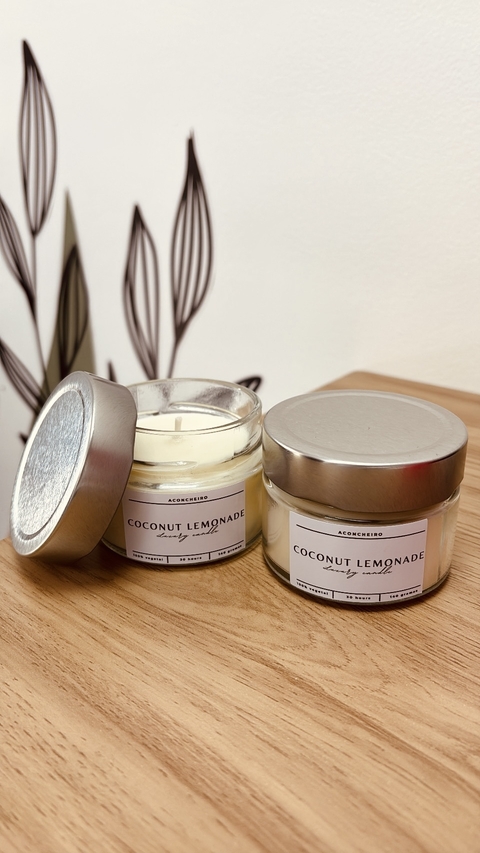 Vela Luxury de Coco e Limão.