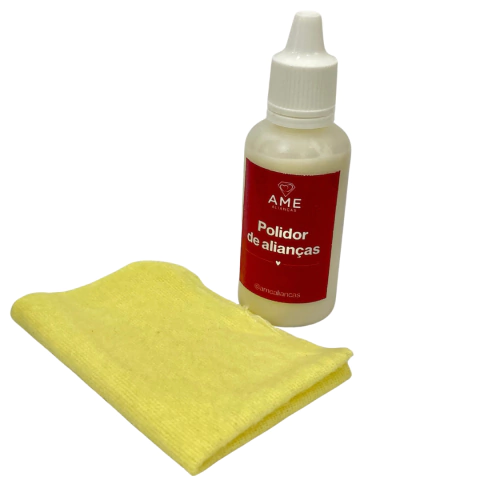 Kit 1 Polidor de Alianças 30ml + 1 Flanela