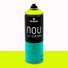 SPRAY NOU COLORS - AMARELO FLUORESCENTE (LUMINOSO)