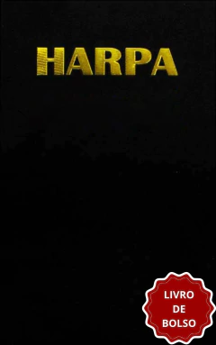 Harpa cristã (letra gigante) (capa preta em couro com zíper)