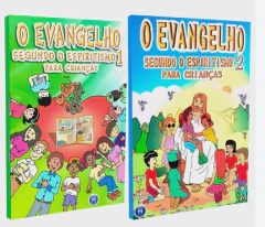 kit o evangelho segundo o espiritismo para crianças - Vol 01 e 02 - comprar online