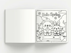 Cute & comfy coloring book for adults ( acompanha 6 canetinhas) - livrariaCX - Chico Xavier