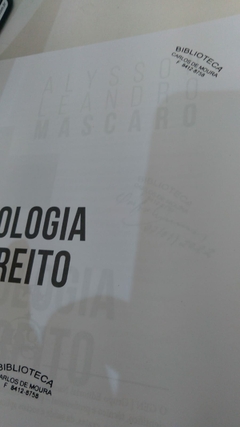 Sociologia do direito - livrariaCX - Chico Xavier