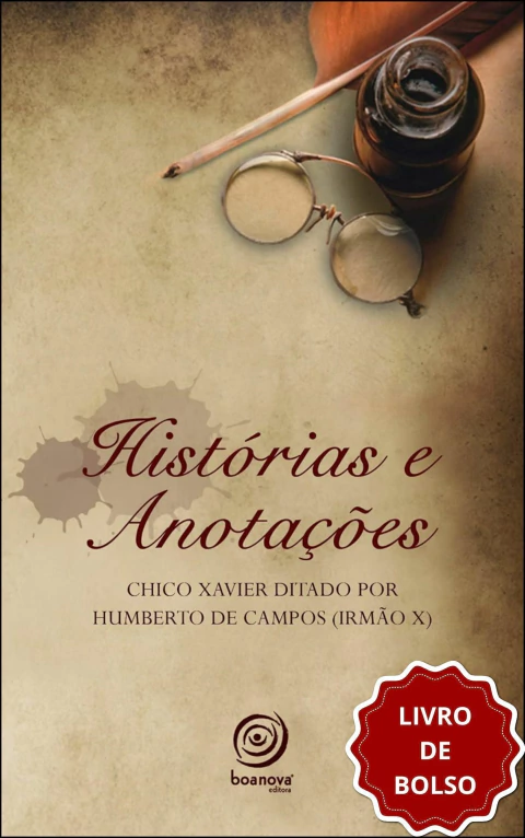 Histórias e anotações (livro de bolso)