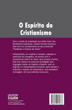 O espírito do cristianismo - livrariaCX - Chico Xavier