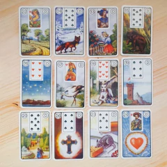Baralho cigano Lenormand (36 cartas + manual de instruções) - comprar online