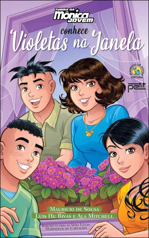 Coleção Patrícia - turma da Mônica jovem conhece violetas na janela