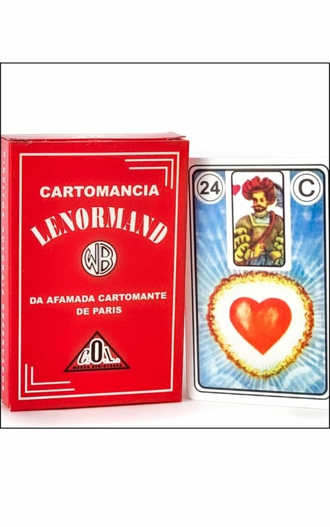 Baralho cigano Lenormand (36 cartas + manual de instruções)