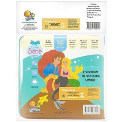 Livro de banho - a pequena sereia - livrariaCX - Chico Xavier