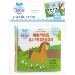 Livro de banho - animais da fazenda - comprar online