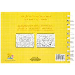 Cute bear - sweet coloring book (capa dura) na internet