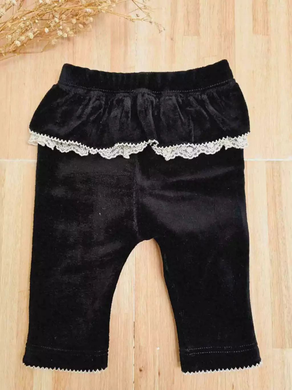 Calza Volados Plush- Negra