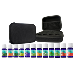 Kit de 12 aceites esenciales con estuche