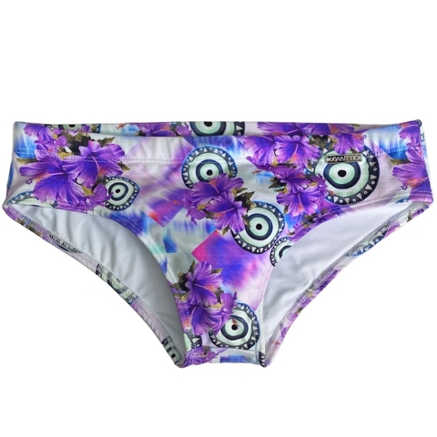 Sunga Masculina Slim Cut - Olho Grego Floral