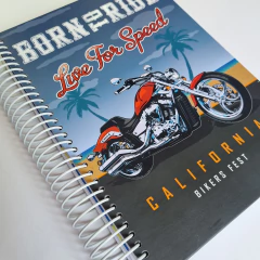 Libreta Profesional Born to Ride en internet