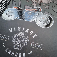 Libreta Profesional Vintage Enduro en internet