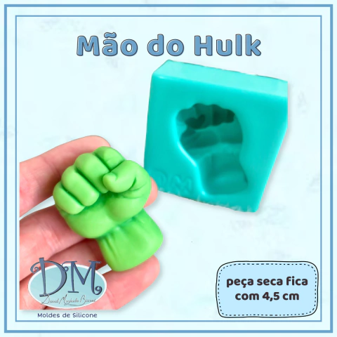 Molde Mão do Hulk