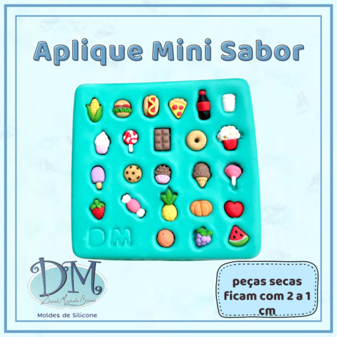 Molde Aplique Mini Sabor
