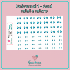 Universal Azul, - Mini e Micro