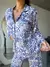 PIJAMA CAMISERO MODAL REPTIL VIOLETA - comprar online